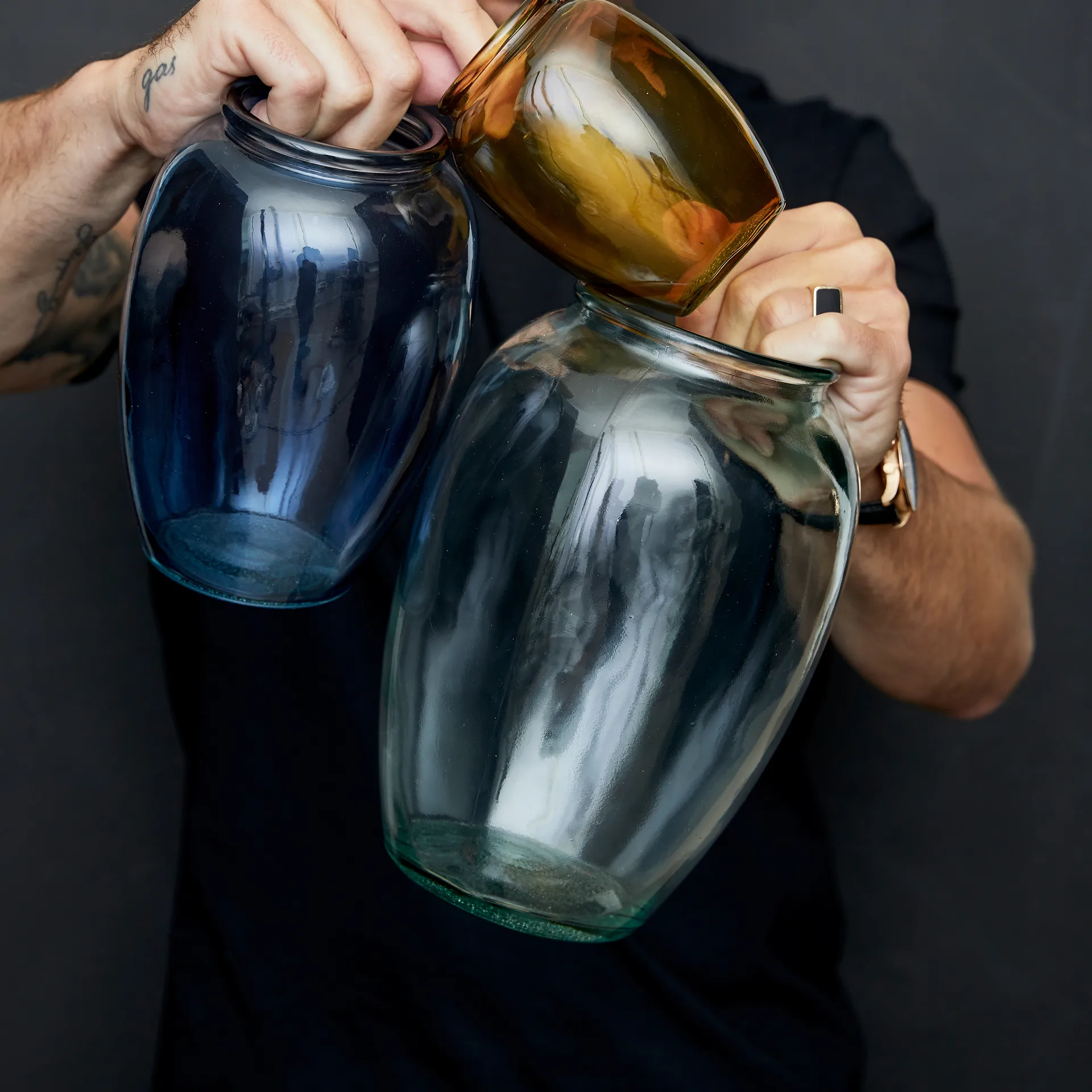 Bitz wazon 25 cm, Zielony Bitz