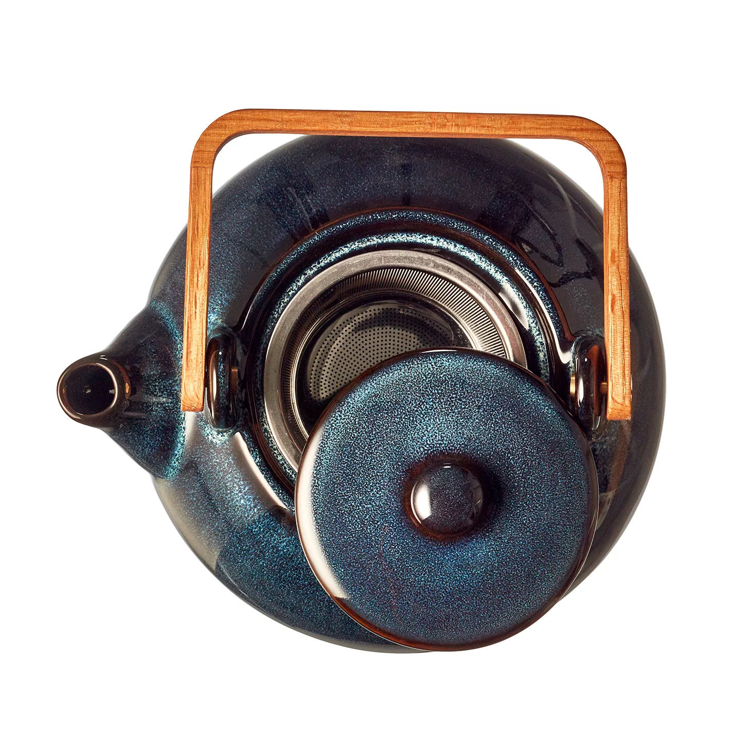 Dzbanek do herbaty Bitz 1,2 l, Niebieski Bitz