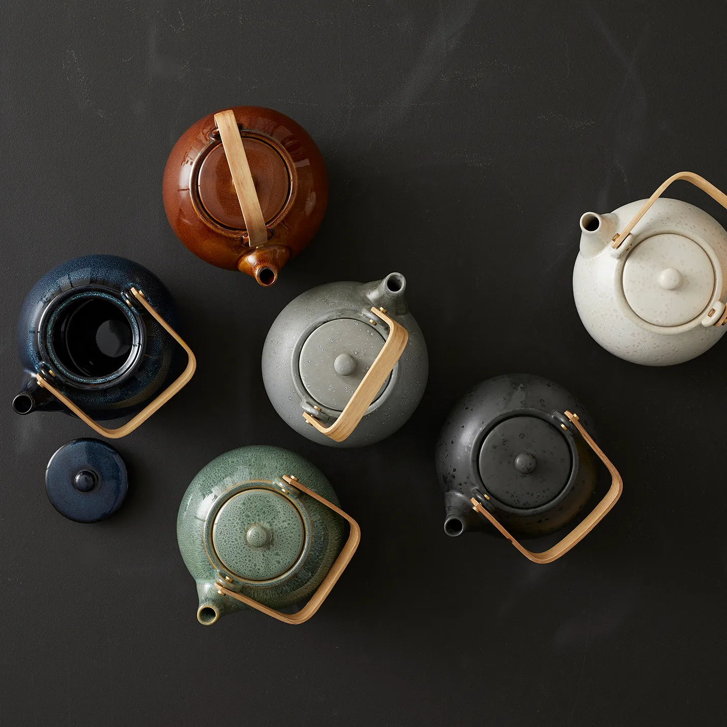 Dzbanek do herbaty Bitz 1,2 l, Niebieski Bitz