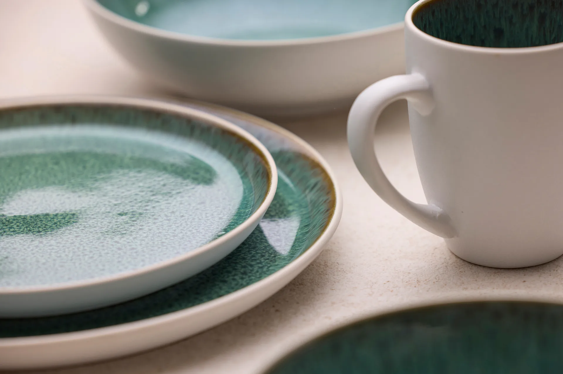 Kubek Bitz gastro 30 cl, Biało-zielony Bitz