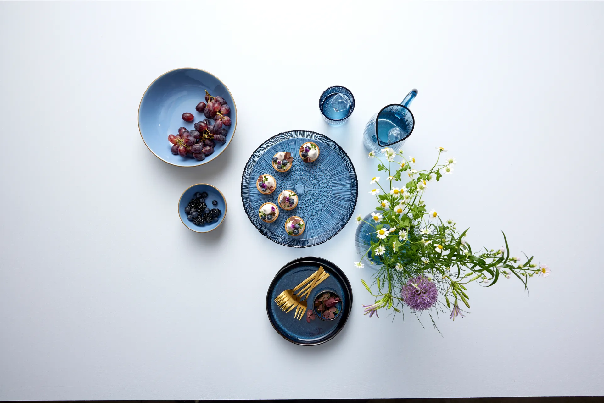 Kusintha półmisek do serwowania okrągłe Ø30 cm, Blue Bitz