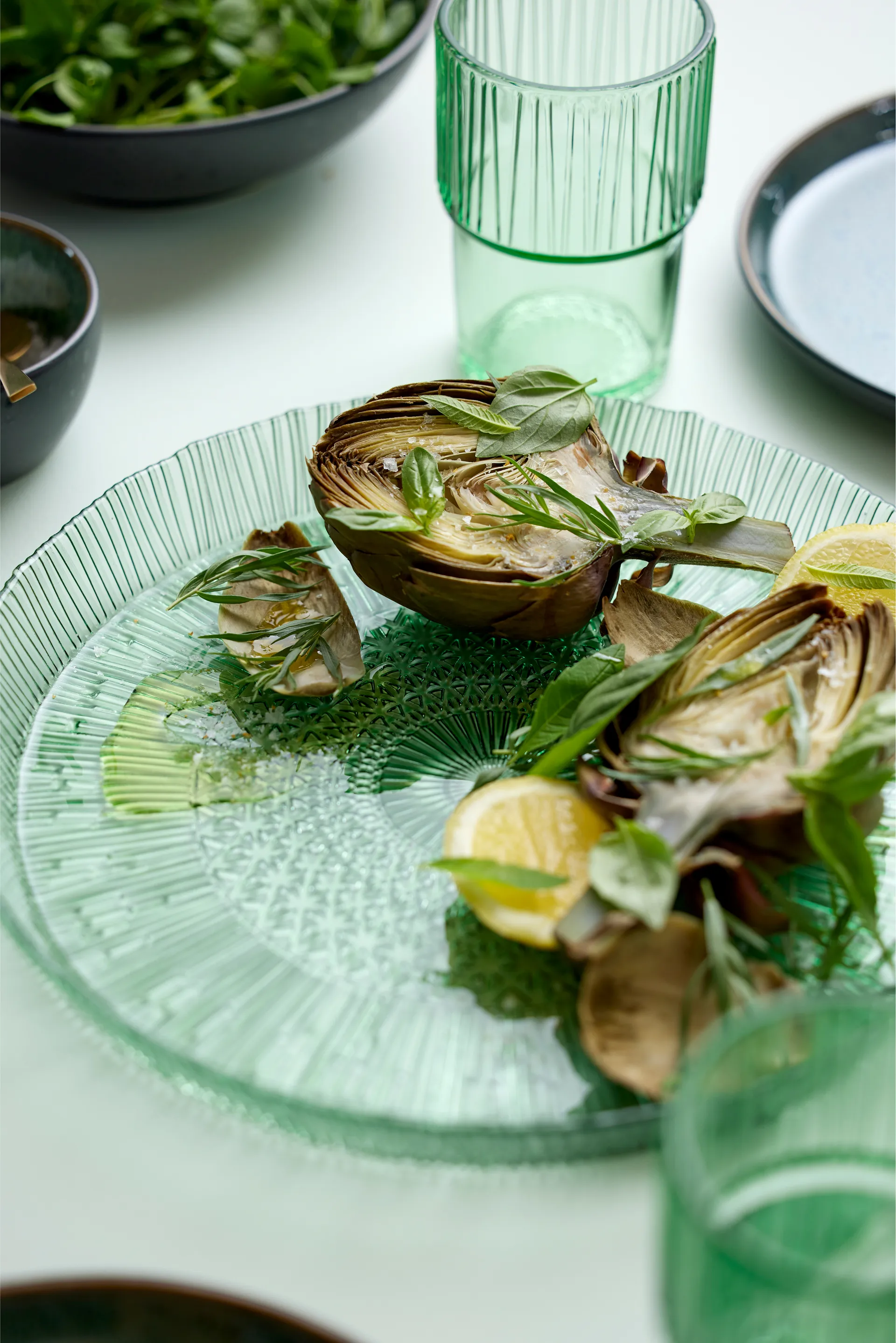 Kusintha półmisek do serwowania okrągłe Ø30 cm, Green Bitz