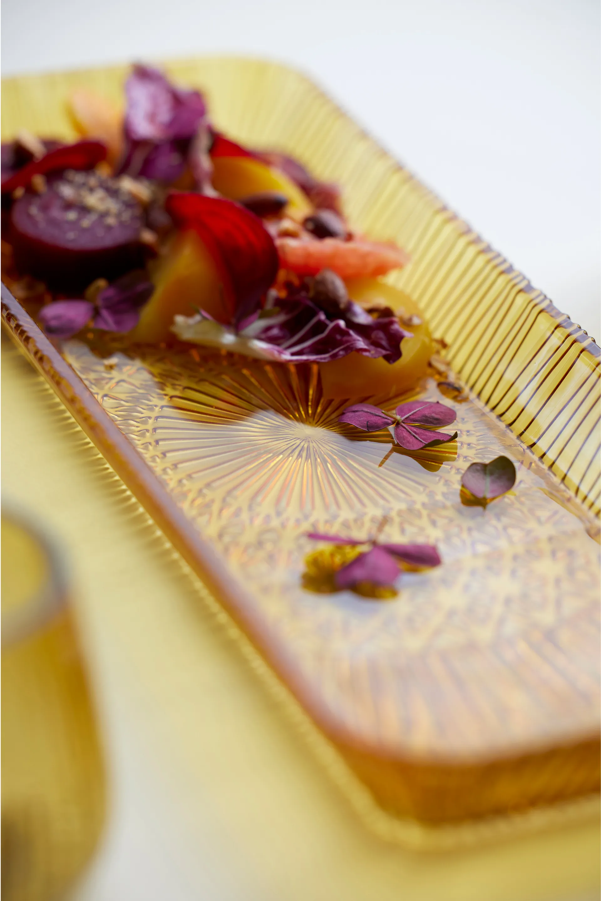 Kusintha półmisek do serwowania prostokątny 14x38 cm, Amber Bitz