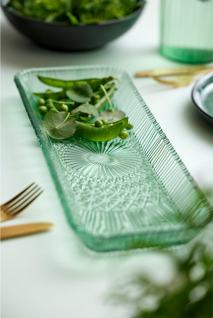 Kusintha półmisek do serwowania prostokątny 14x38 cm, Green Bitz