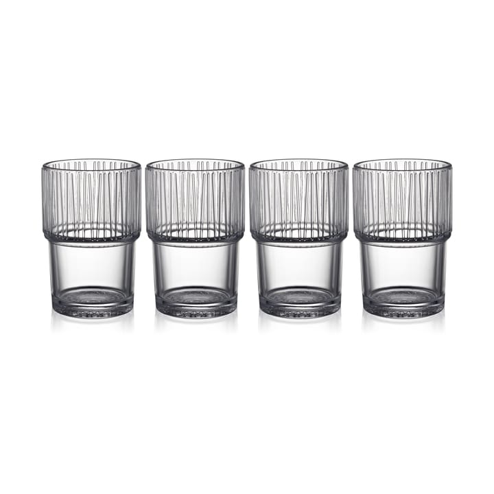 Kusintha szklanka do kawy 380 ml 4-pack - Clear - Bitz