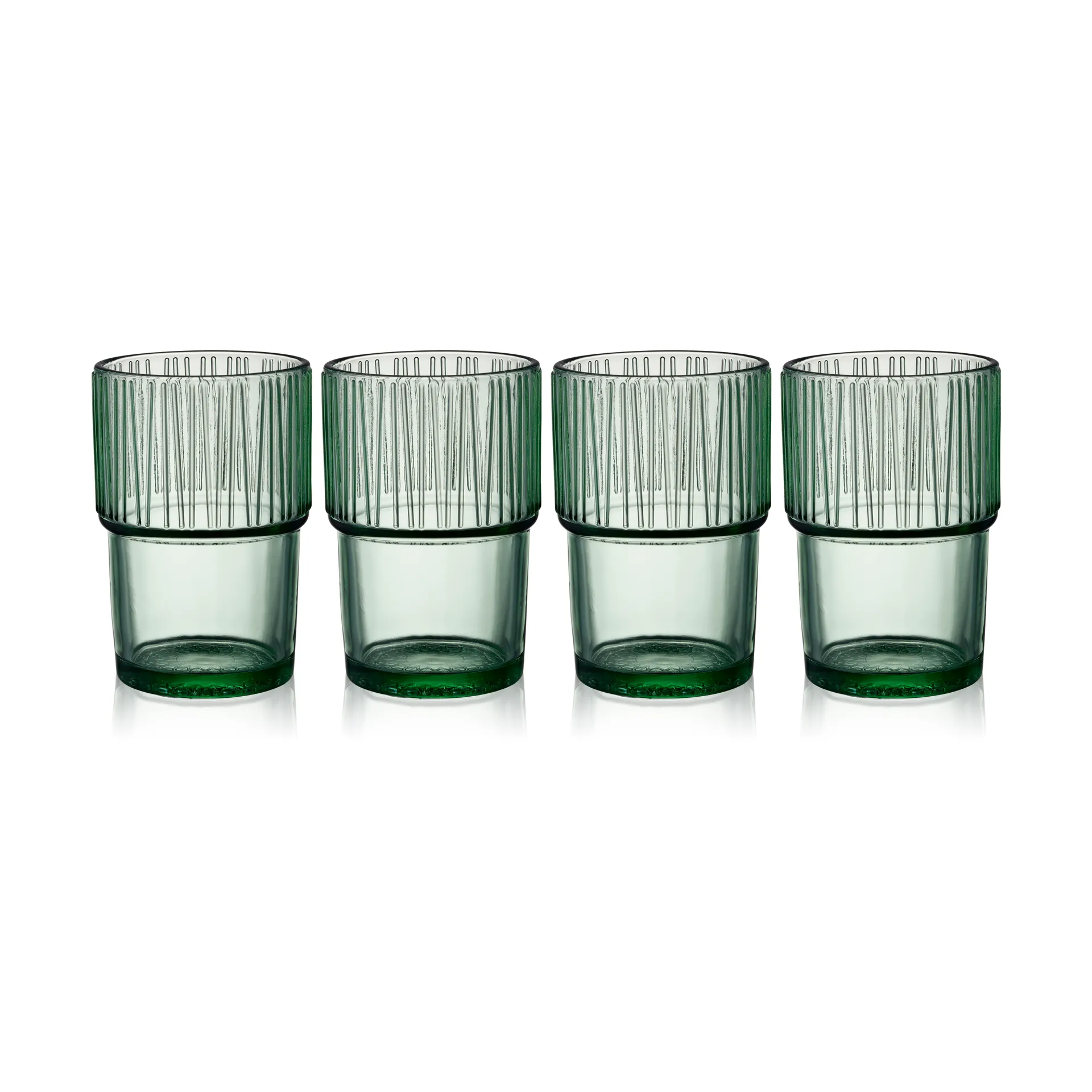 Kusintha szklanka do kawy 380 ml 4-pack, Green Bitz