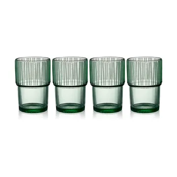 Kusintha szklanka do kawy 380 ml 4-pack - Green - Bitz