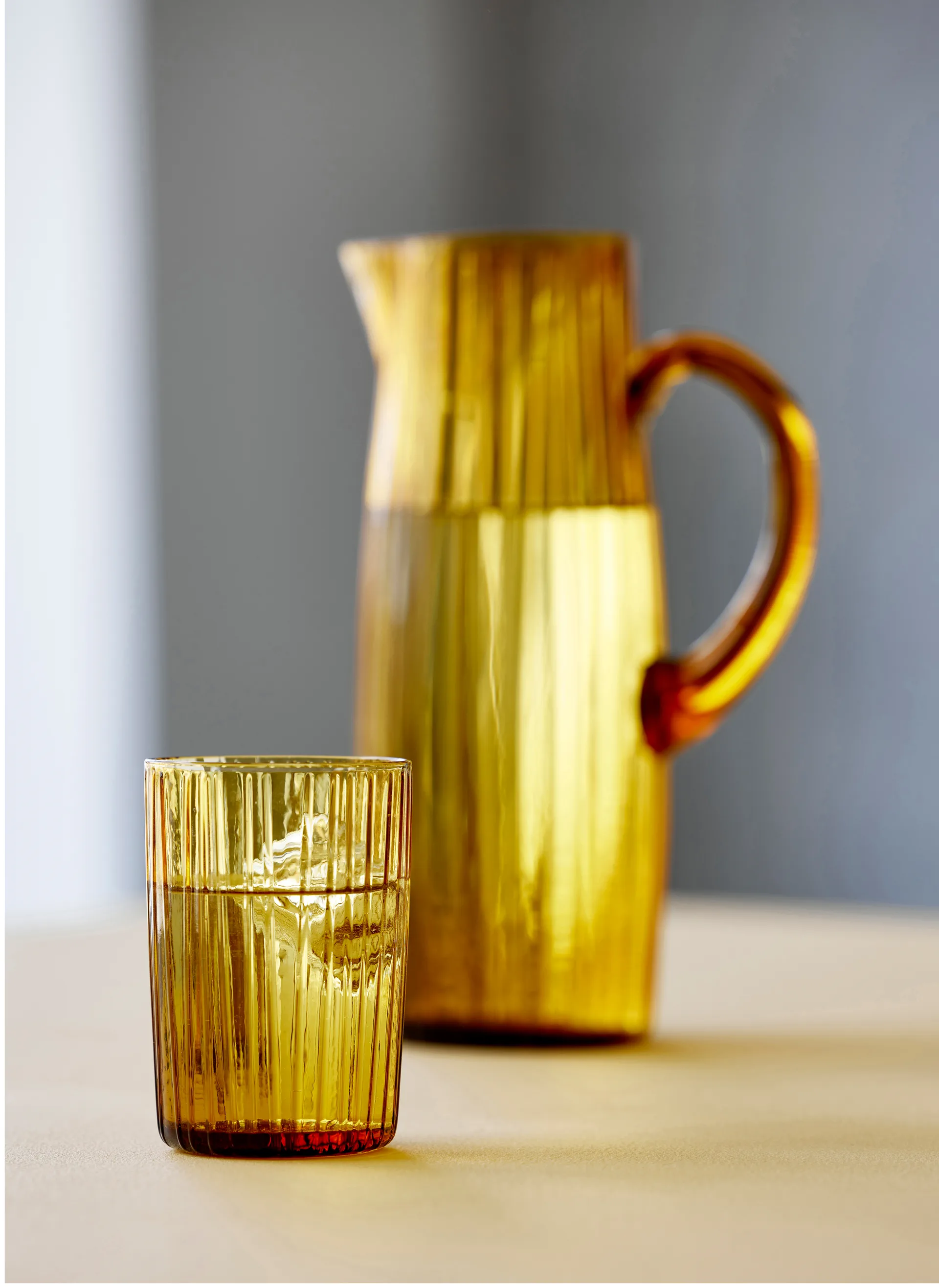 Kusintha szklanki do wody 280 ml, 4‑pak, Amber Bitz