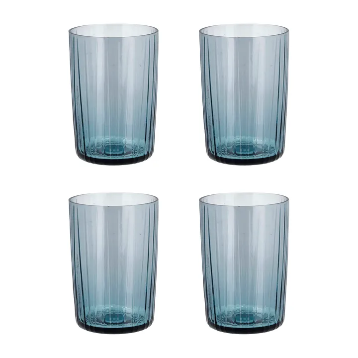 Kusintha szklanki do wody 280 ml, 4‑pak - Niebieski - Bitz