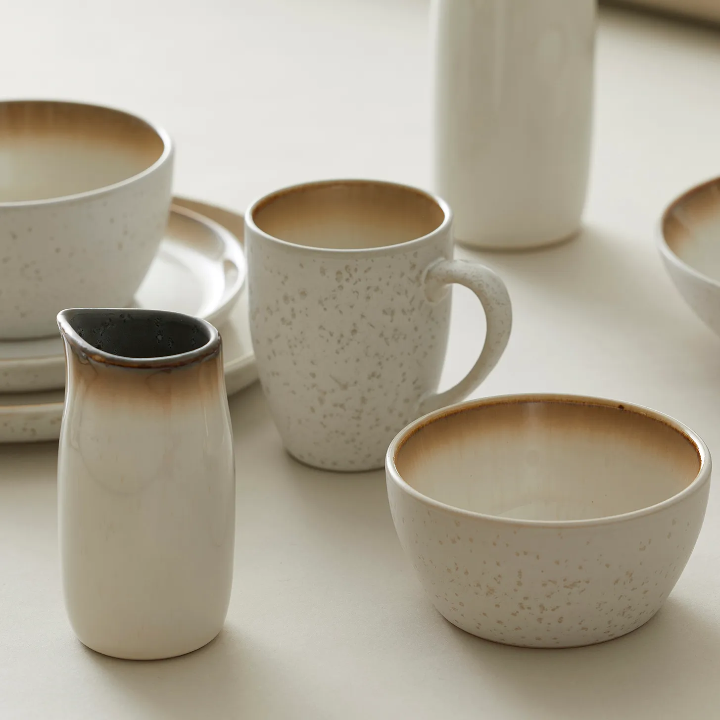 Misa Bitz Ø10 cm kremowa, Kremowa biel Bitz