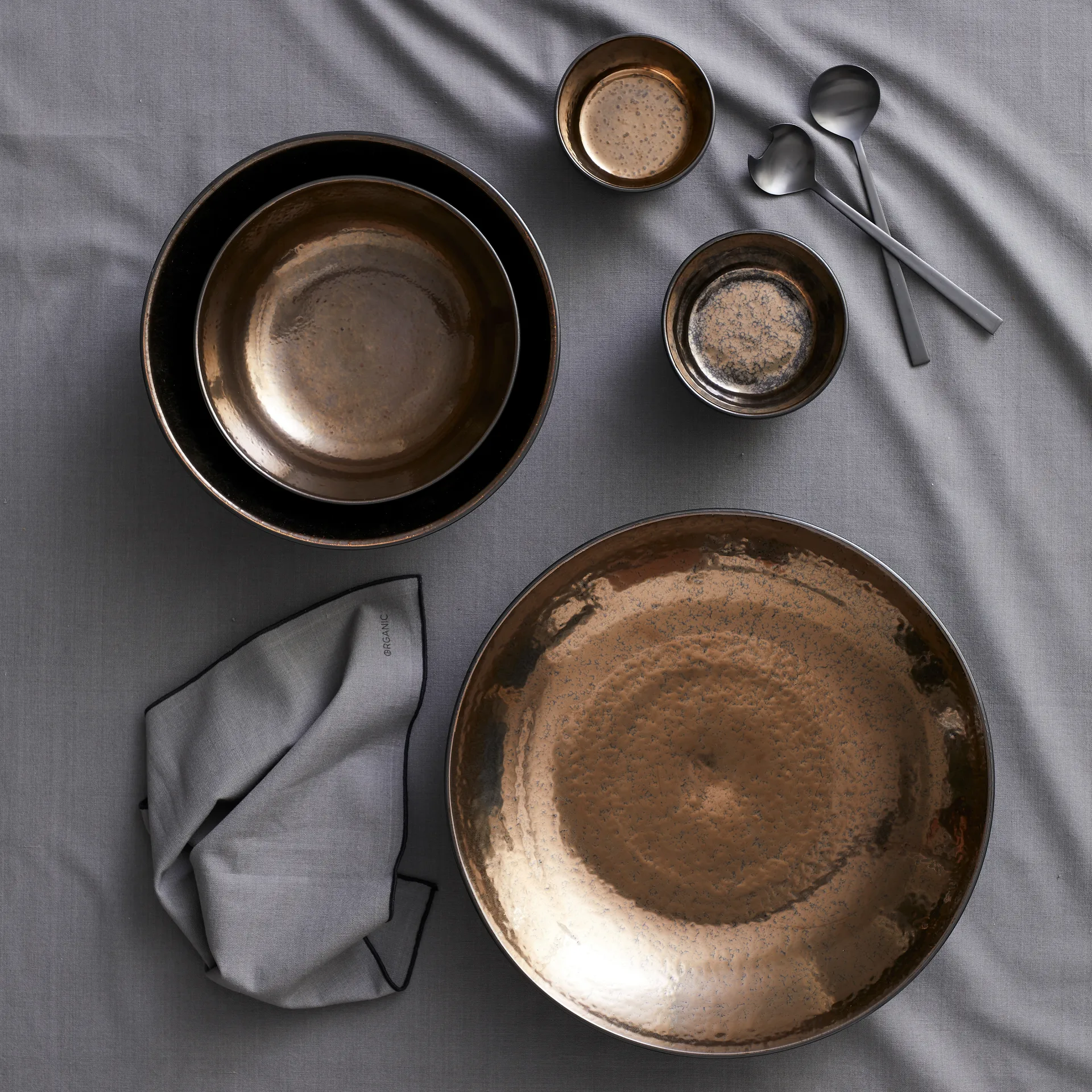 Misa do sałatek Bitz 24 cm, Czarno-brązowy Bitz