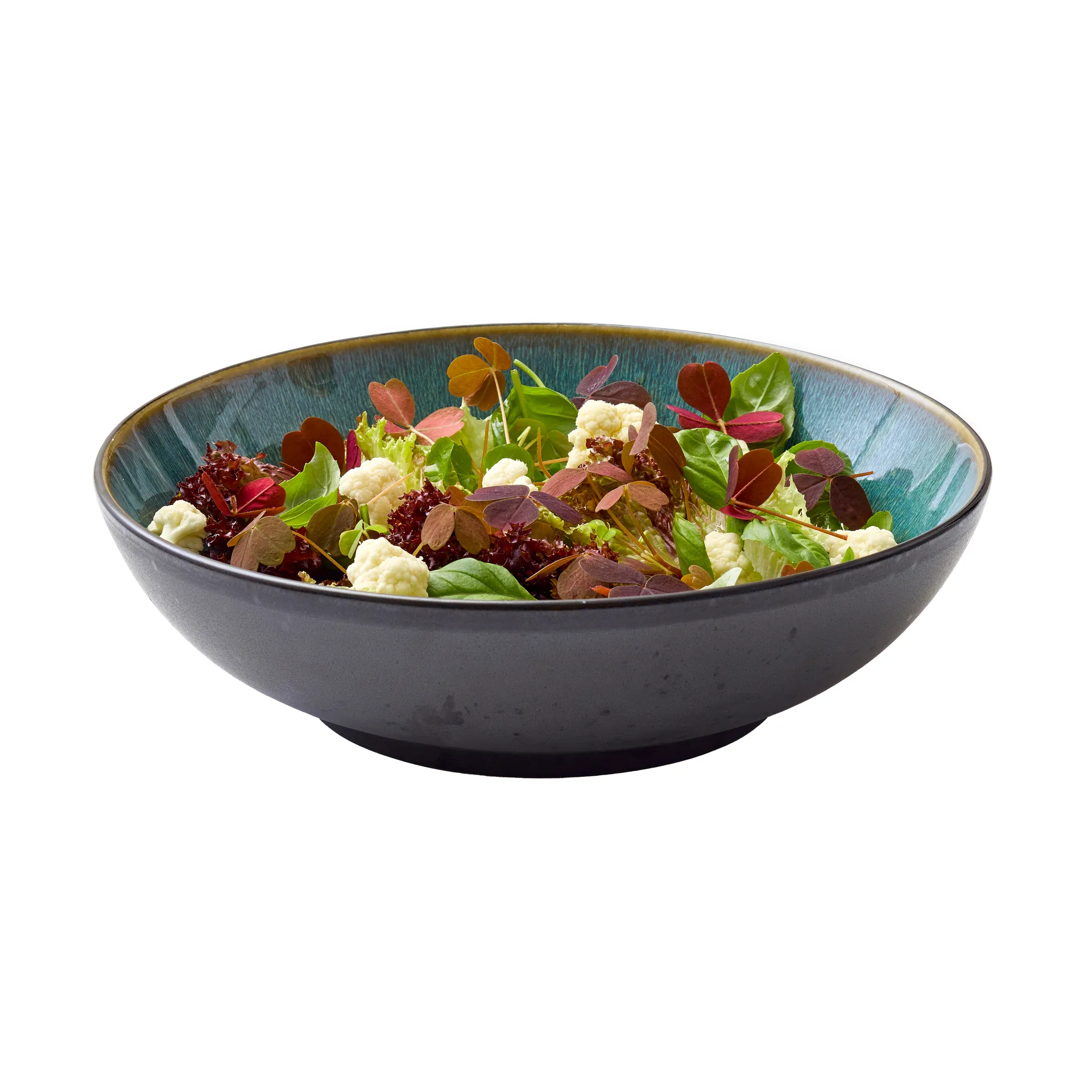 Misa do sałatek Bitz Ø24 cm, Czarny-zielony Bitz