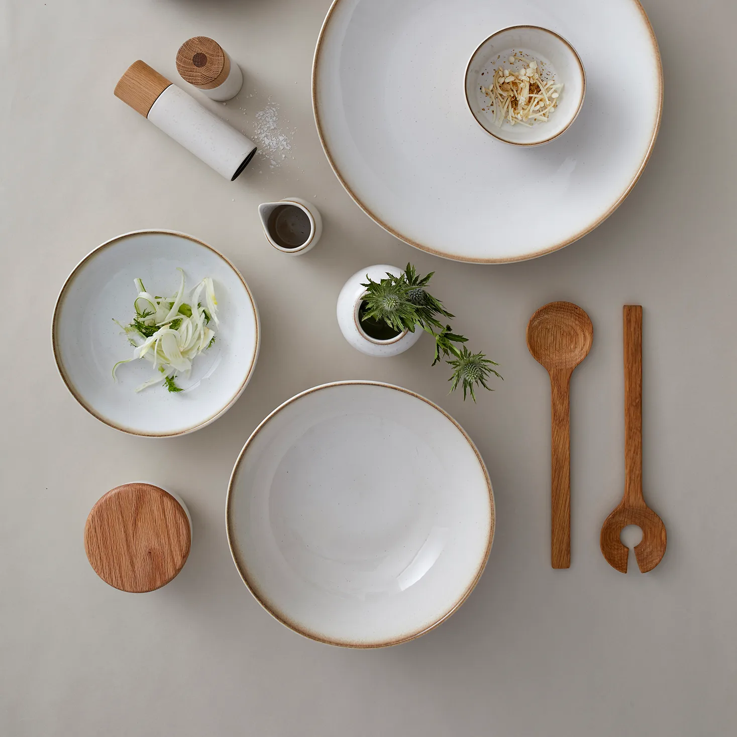 Misa do sałatek Bitz Ø30 cm, Kremowa biel Bitz