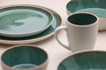 Miska Bitz Ø 18 cm - Biało-zielony - Bitz