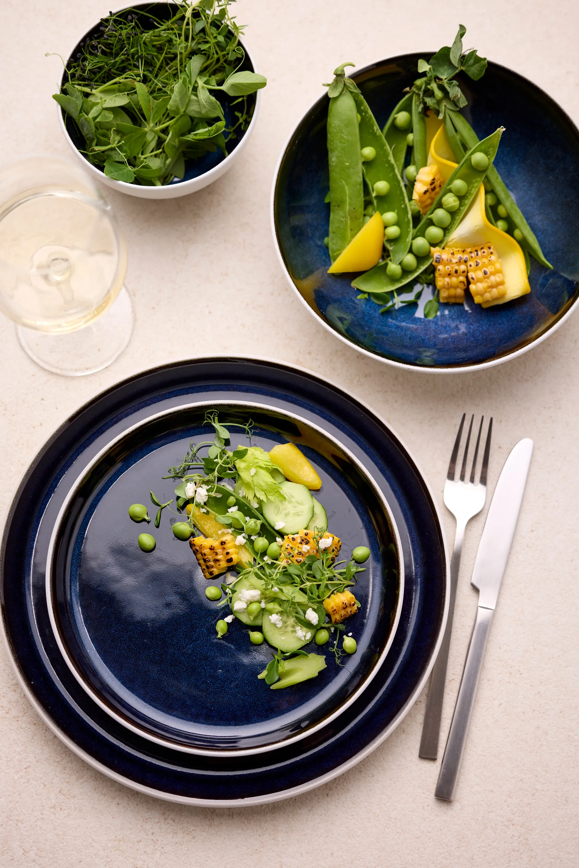 Miska Bitz gastro Ø12 cm, Biało-granatowy Bitz