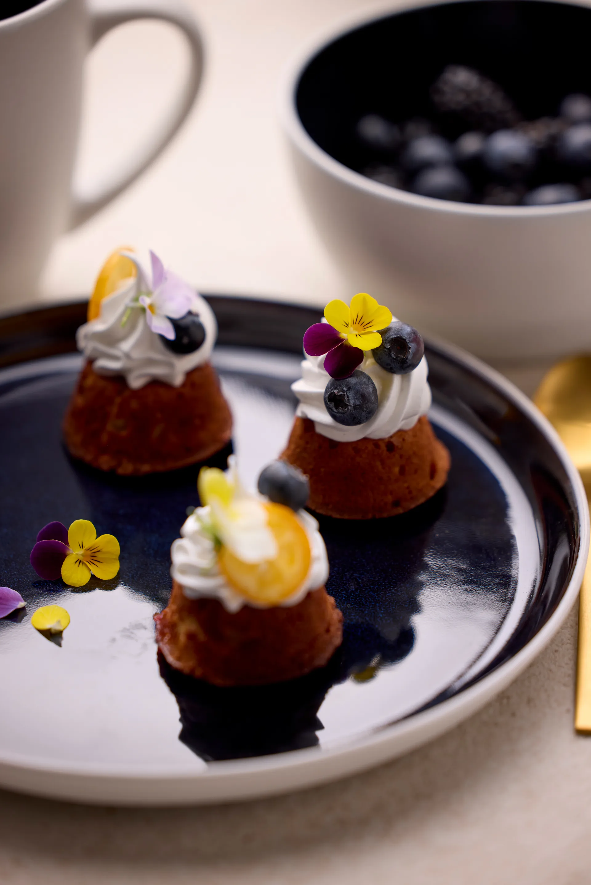 Miska Bitz gastro Ø12 cm, Biało-granatowy Bitz