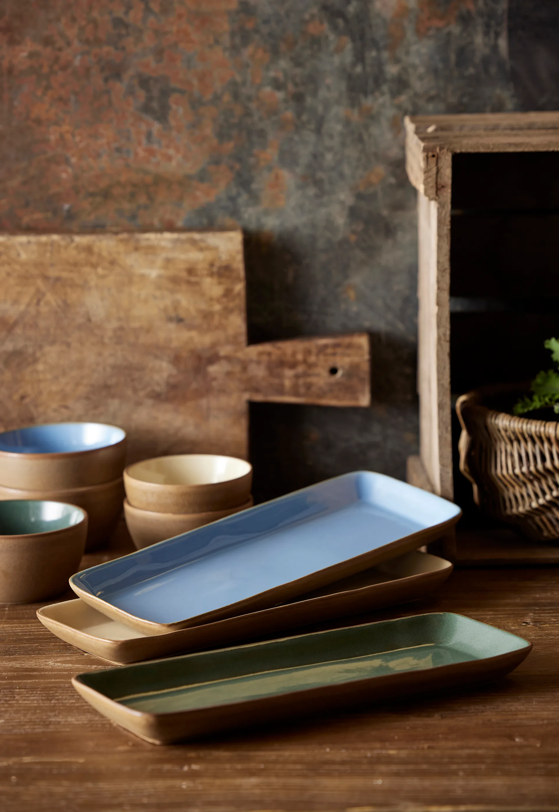 Miska Bitz Wood Ø14 cm, Wood-ocean Bitz