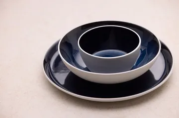 Miska do makaronu Bitz gastro Ø20 cm - Biało-granatowy - Bitz