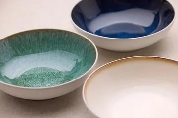 Miska do makaronu Bitz gastro Ø20 cm - Biało-granatowy - Bitz