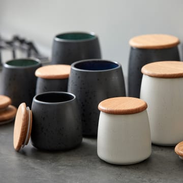 Słoik Bitz z pokrywką matowy 16,5 cm - Czarny - Bitz
