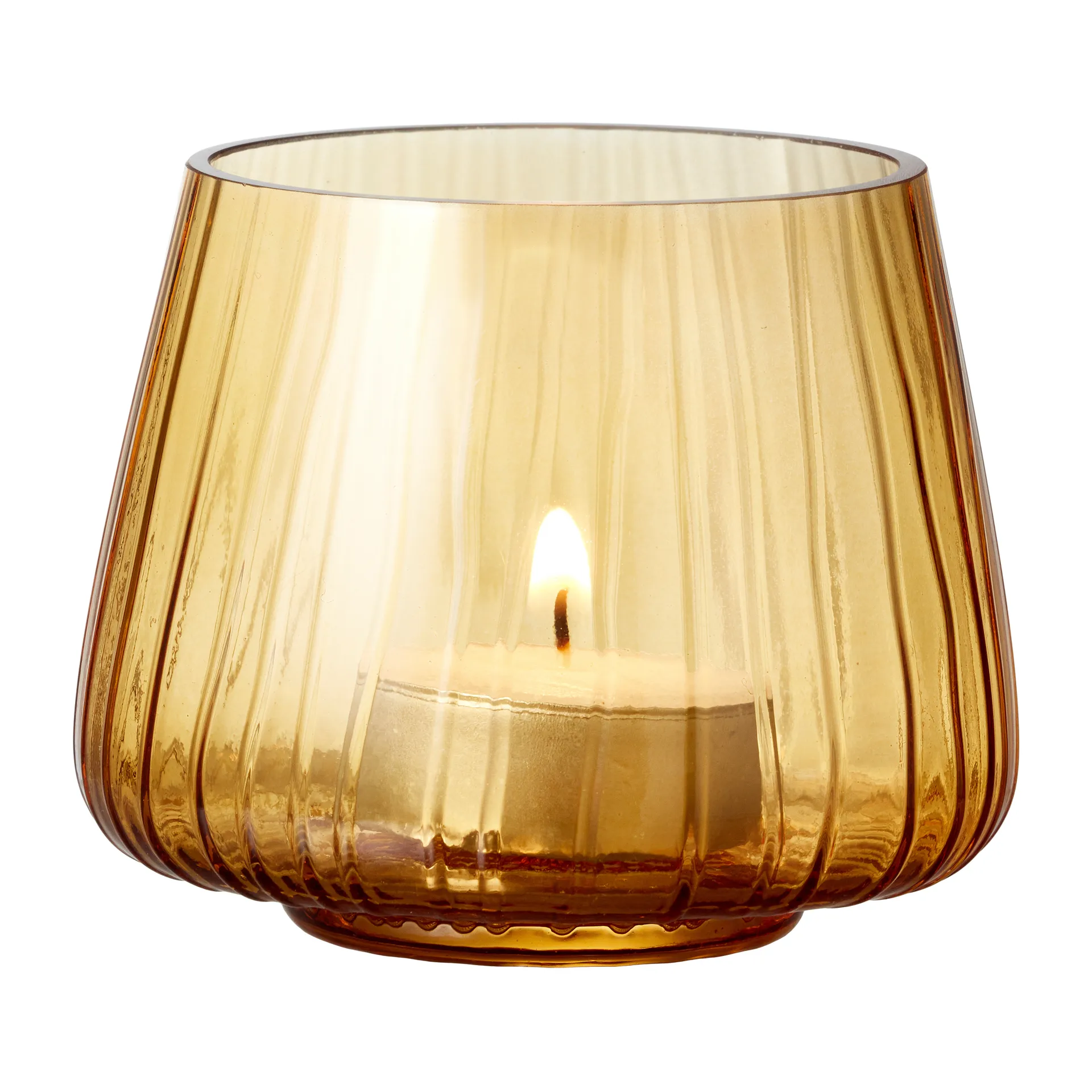 Świecznik na tealight Kusintha 7,5 cm 2-pak, Amber Bitz