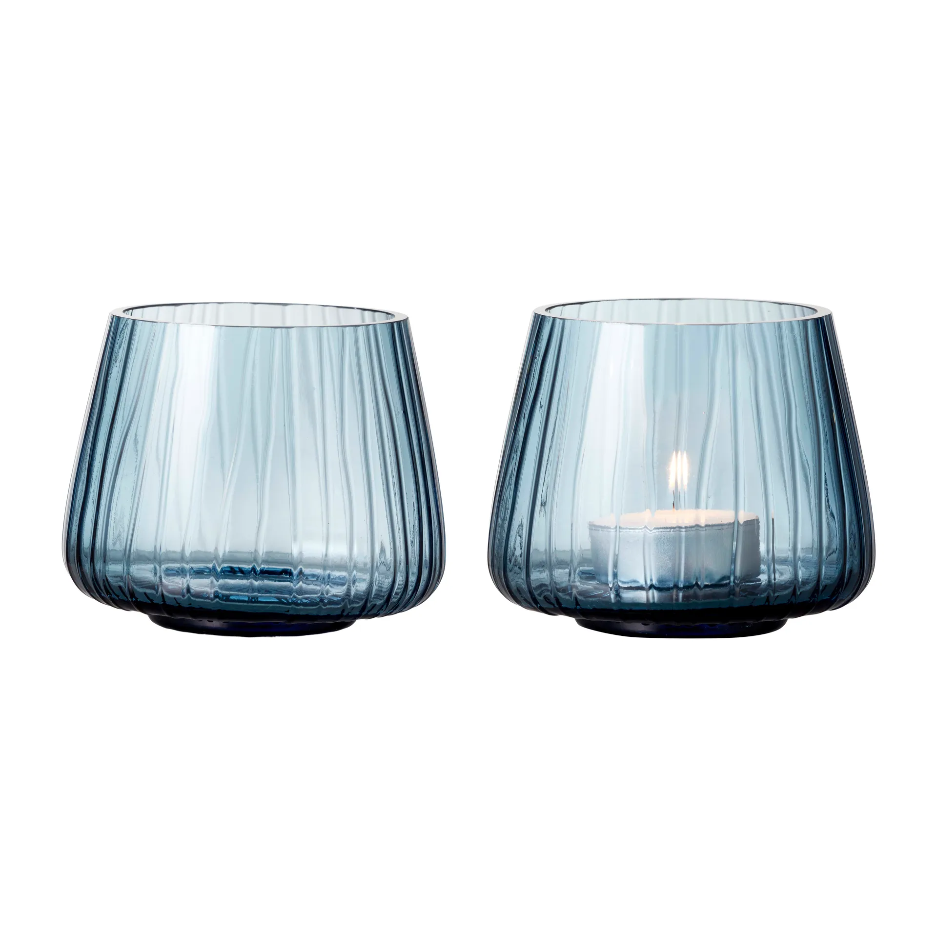 Świecznik na tealight Kusintha 7,5 cm 2-pak, Niebieski Bitz