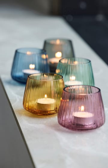 Świecznik na tealight Kusintha 7,5 cm 2-pak - Pink - Bitz