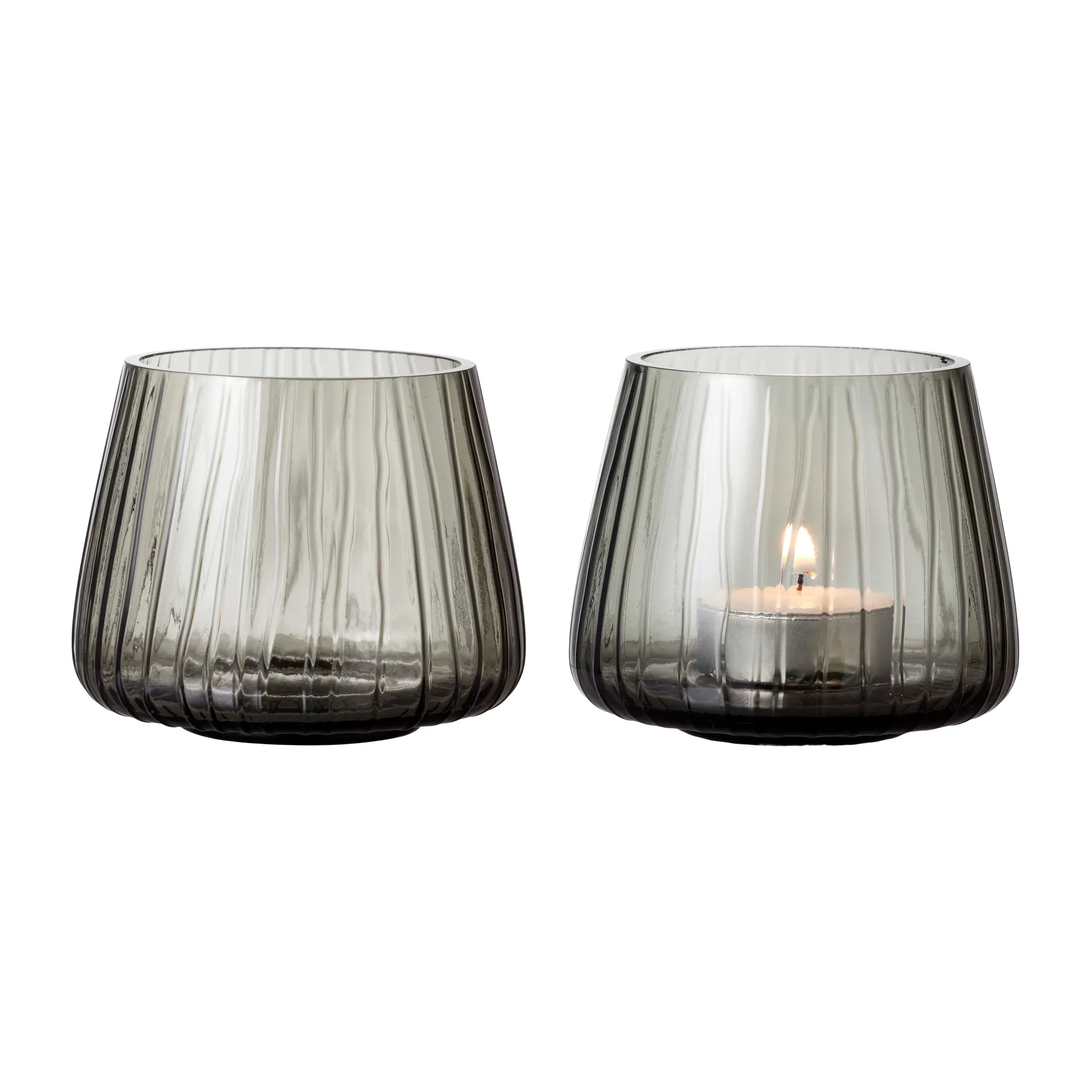 Świecznik na tealight Kusintha 7,5 cm 2-pak, Smoke Bitz