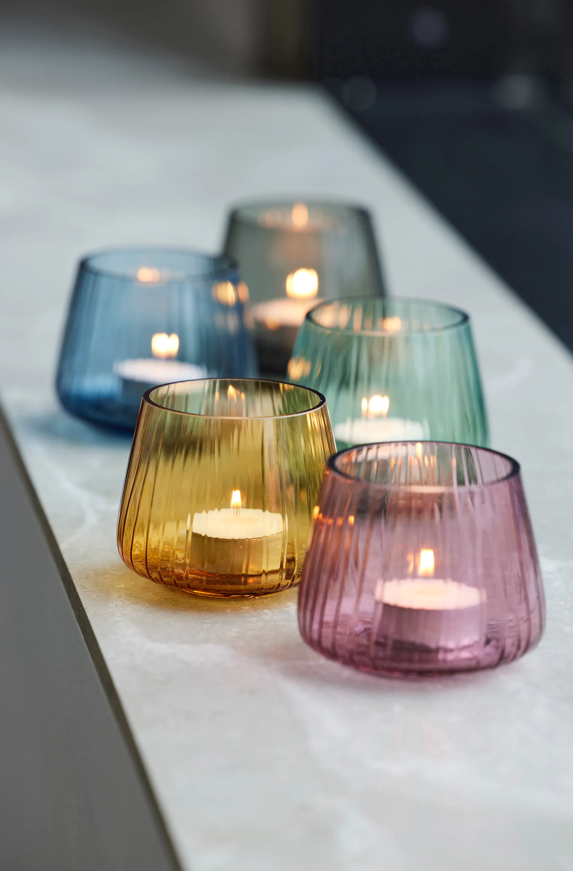 Świecznik na tealight Kusintha 7,5 cm 2-pak, Zielony Bitz