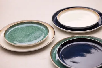 Talerz Bitz Gastro Ø 21 cm - Biało-zielony - Bitz