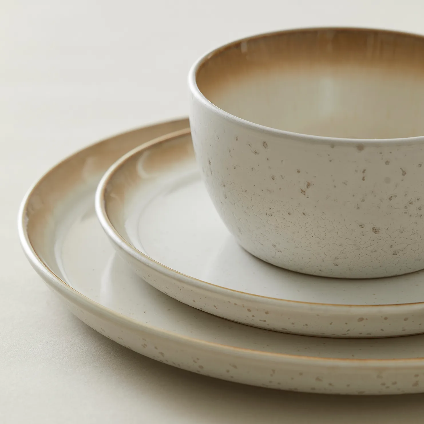 Talerz Bitz Gastro Ø 21 cm, Kremowa biel Bitz