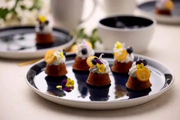 Talerz Bitz Gastro Ø27 cm - Biało-granatowy - Bitz