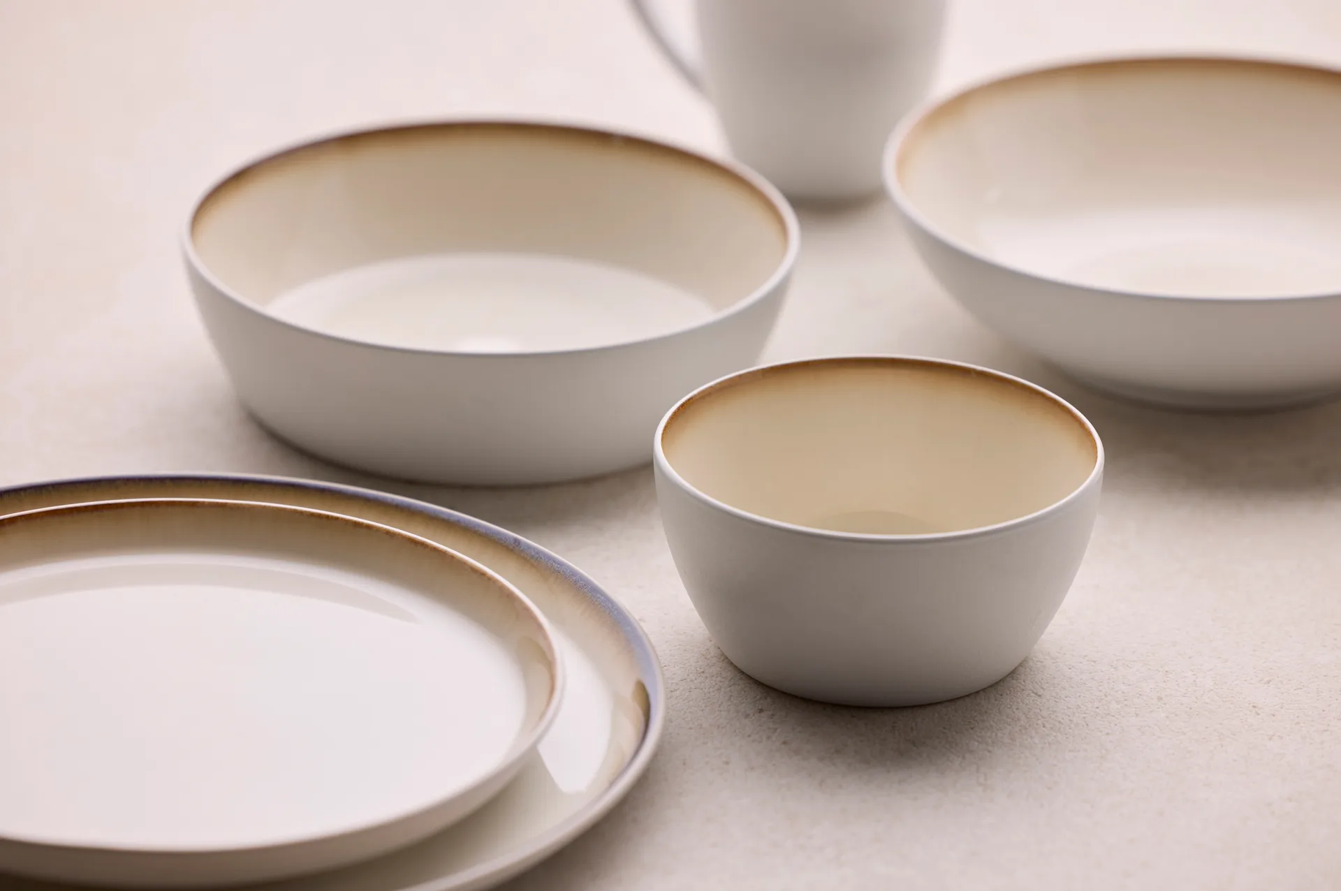 Talerz Bitz Gastro Ø27 cm, Biało-kremowy Bitz