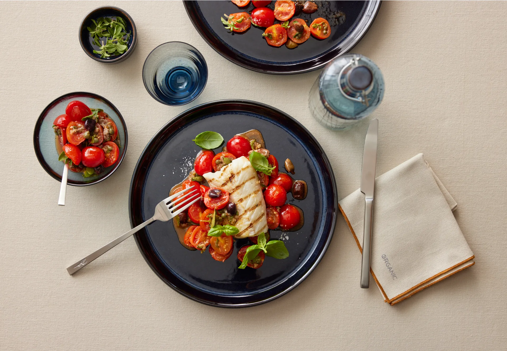 Talerz Bitz Gastro Ø27 cm, Czarny-ciemnoniebieski Bitz