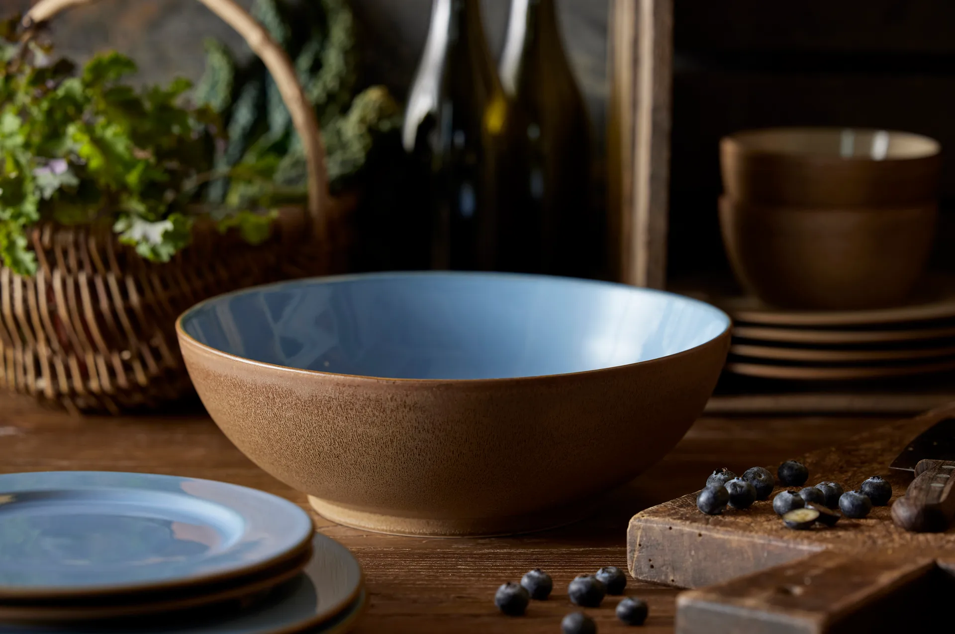 Talerz Bitz Wood Ø27 cm, Wood-ocean Bitz