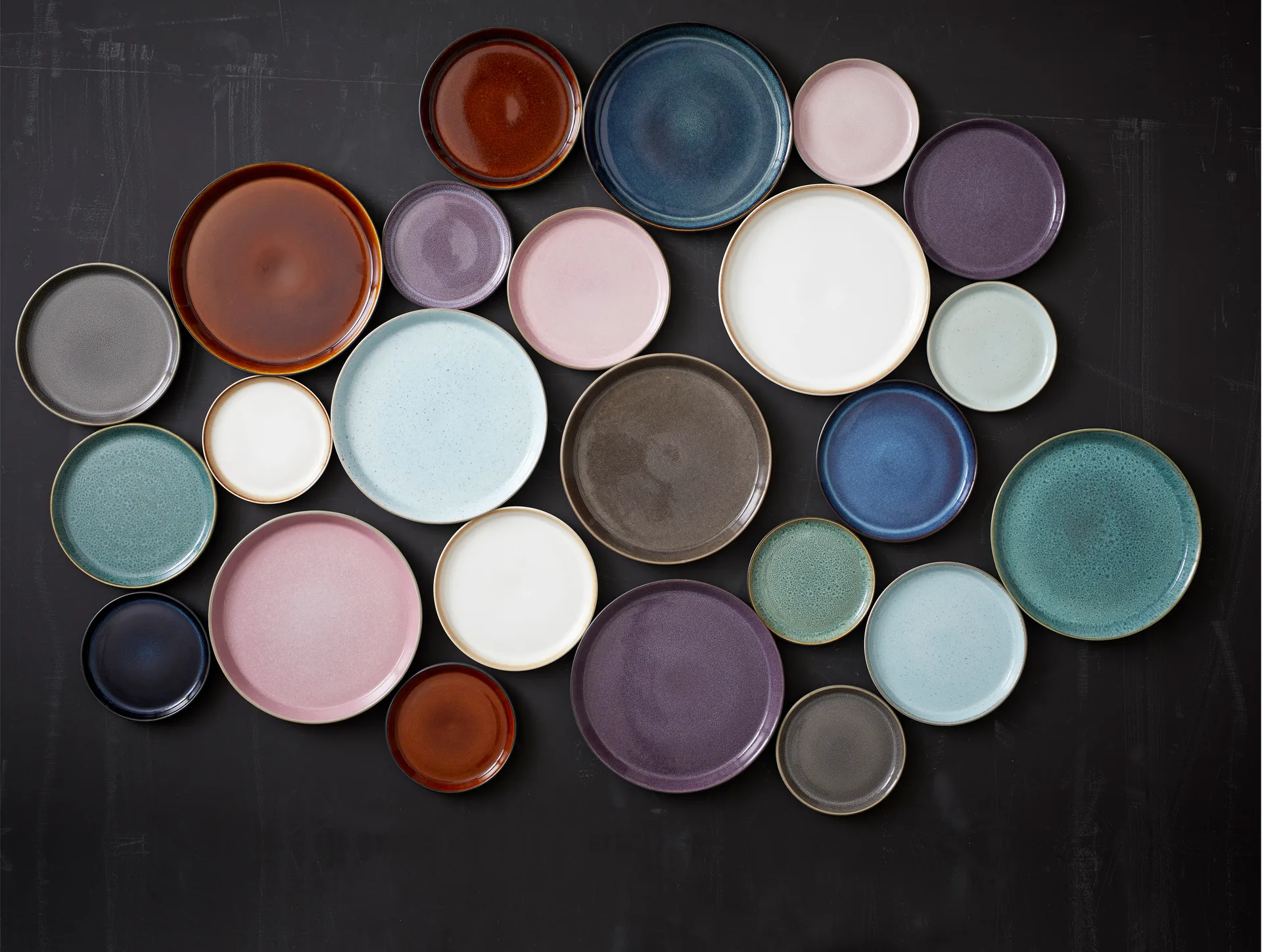 Talerz Gastro Ø17 cm, Czarny-ciemnoniebieski Bitz