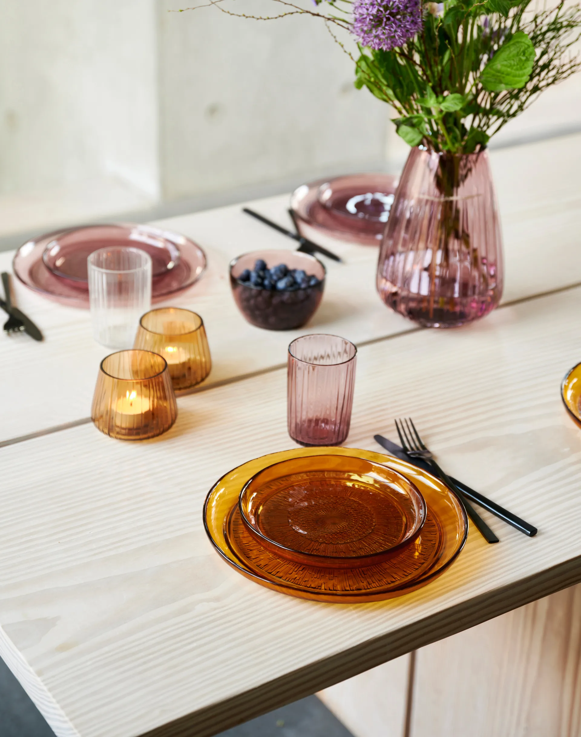 Talerz Kusintha Ø25 cm, Amber Bitz