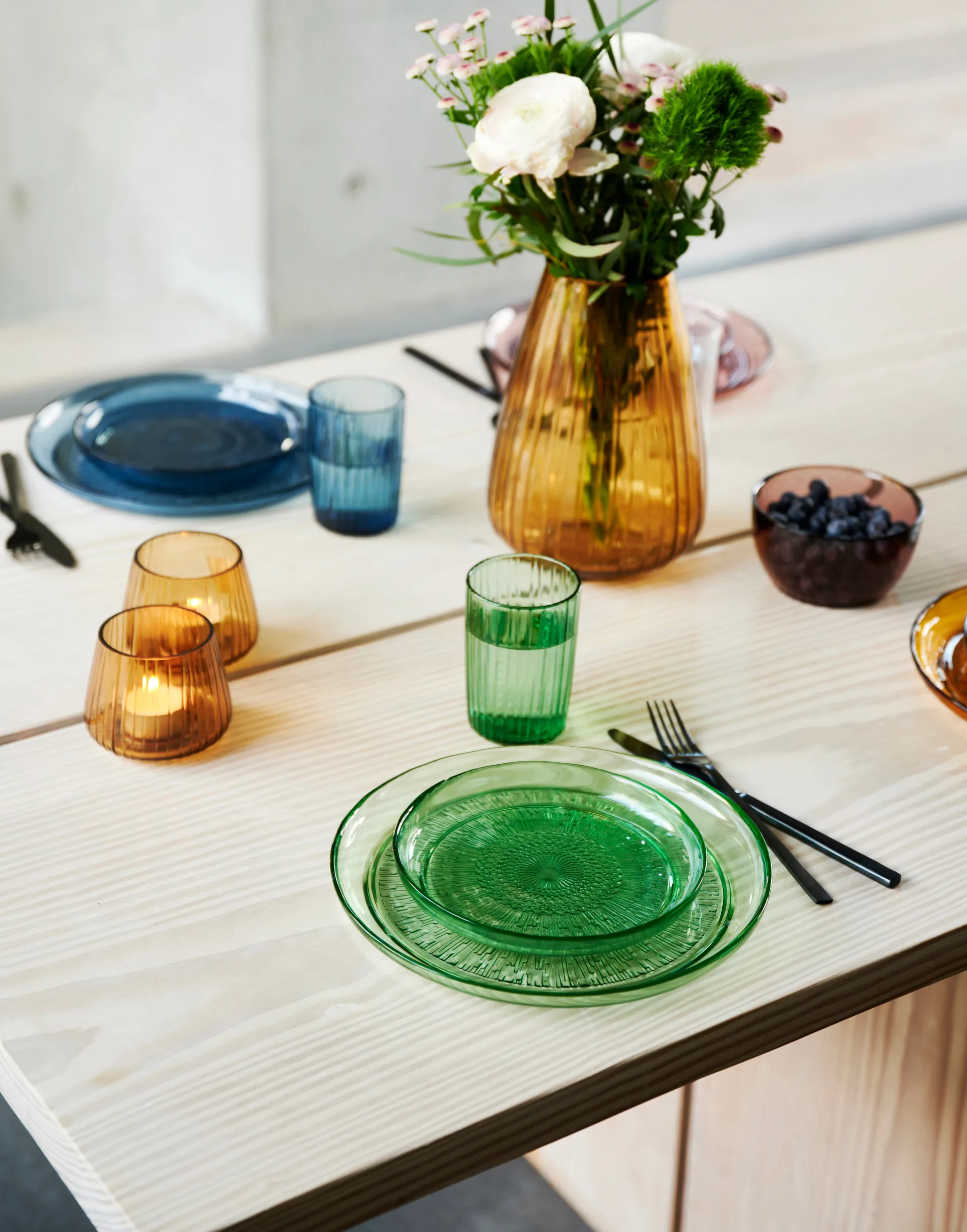 Talerz Kusintha Ø25 cm, Niebieski Bitz