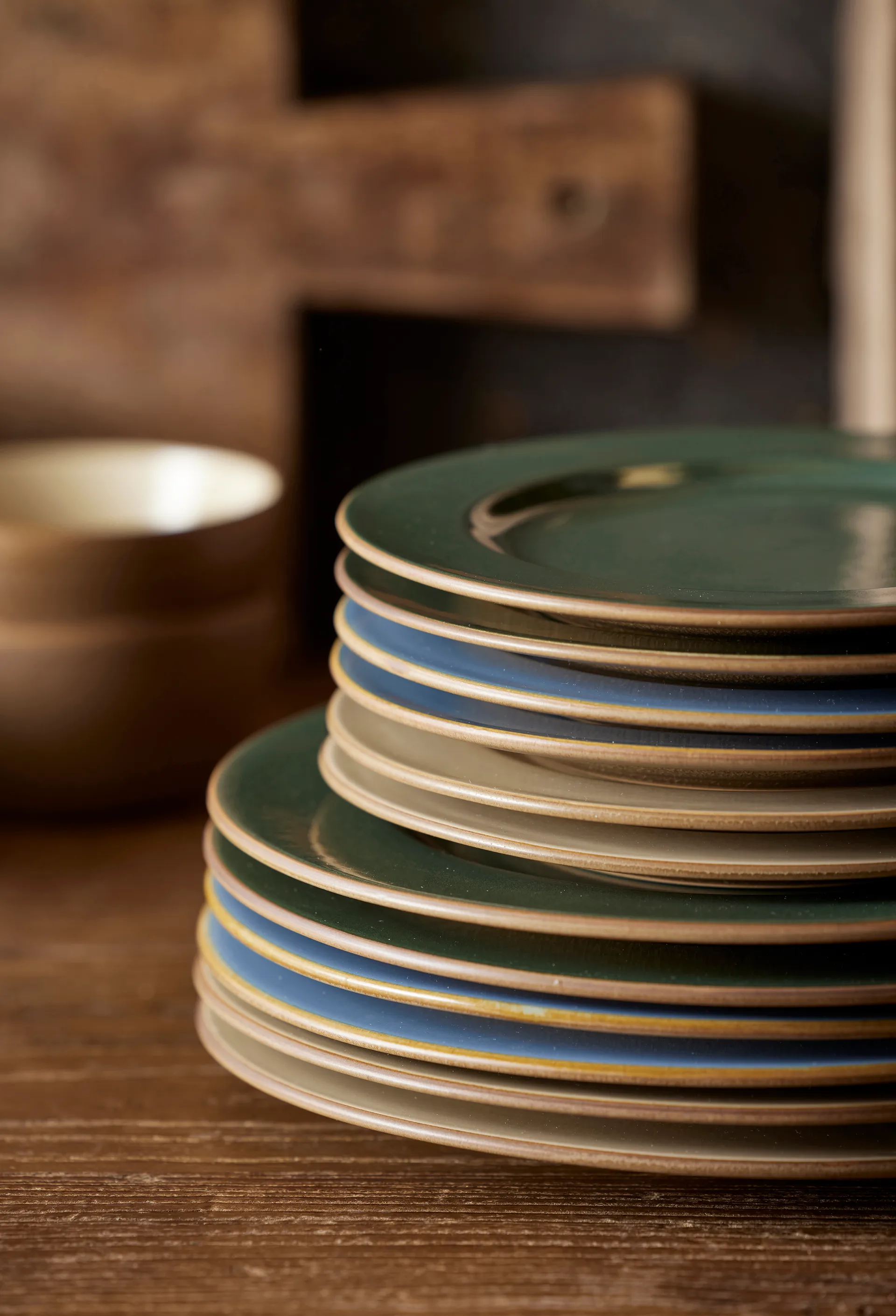 Talerzyk deserowy Bitz Wood Ø22 cm, Wood-forest Bitz