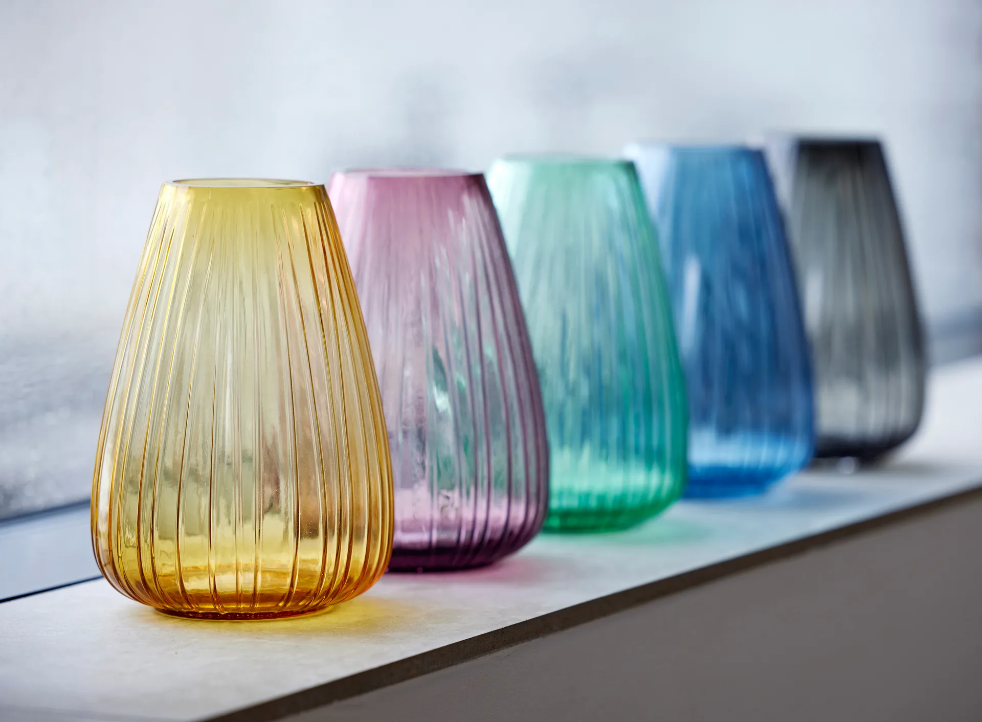 Wazon Kusintha 22 cm, Niebieski Bitz