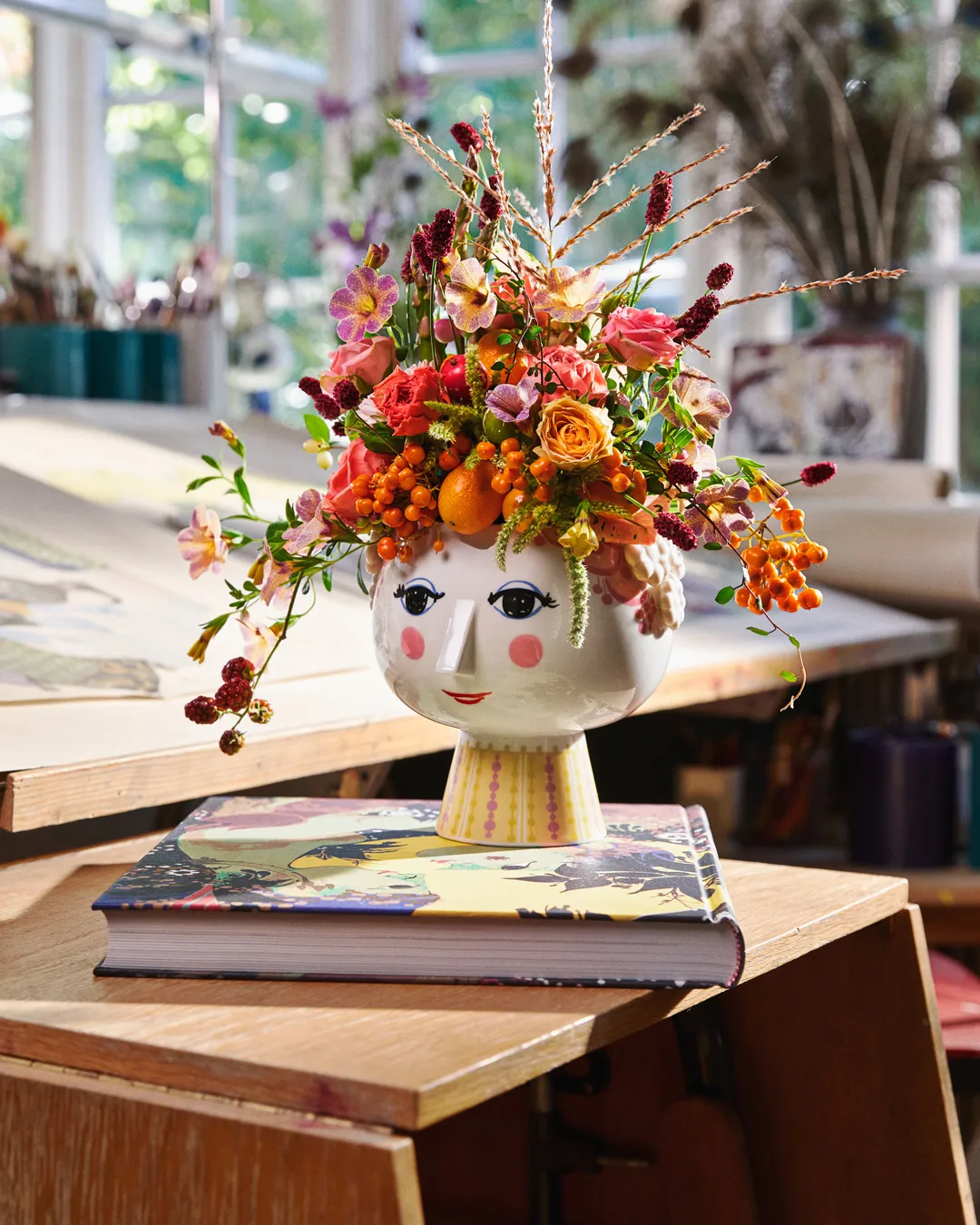 Donica Eva na nóżce Ø 15,5 cm, Różowy Bjørn Wiinblad