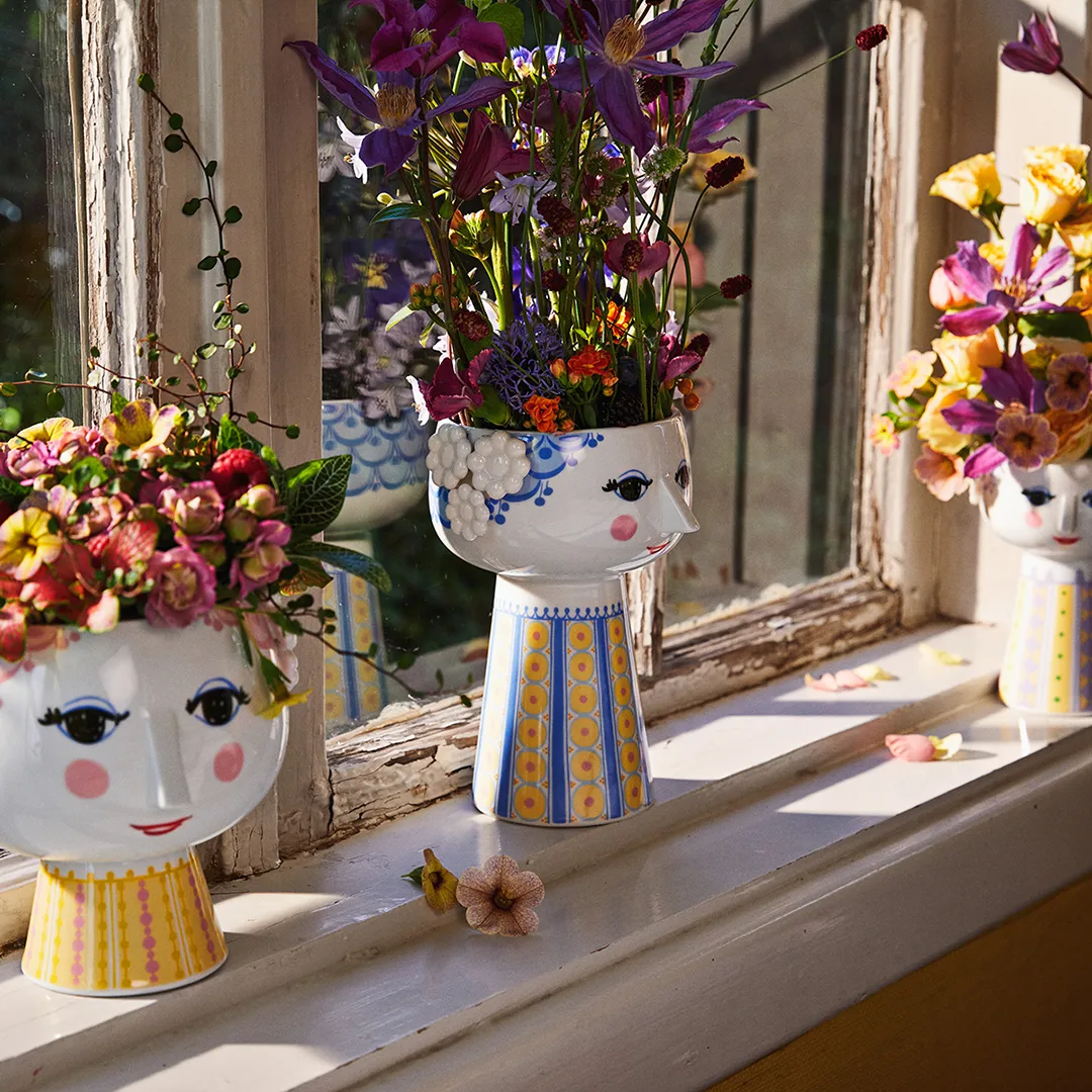 Donica Eva na nóżce Ø 15,5 cm, Różowy Bjørn Wiinblad