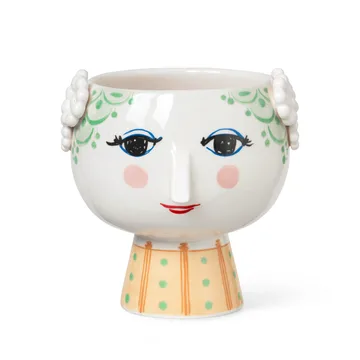 Donica Eva na nóżce Ø 15,5 cm - zielony - Bjørn Wiinblad