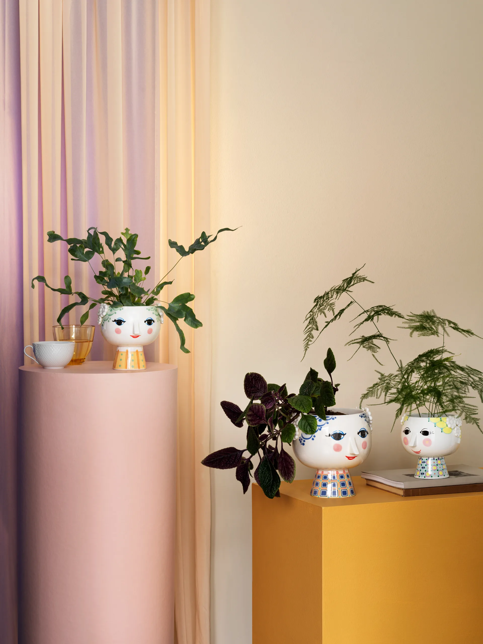 Donica Eva na nóżce Ø 15,5 cm, zielony Bjørn Wiinblad