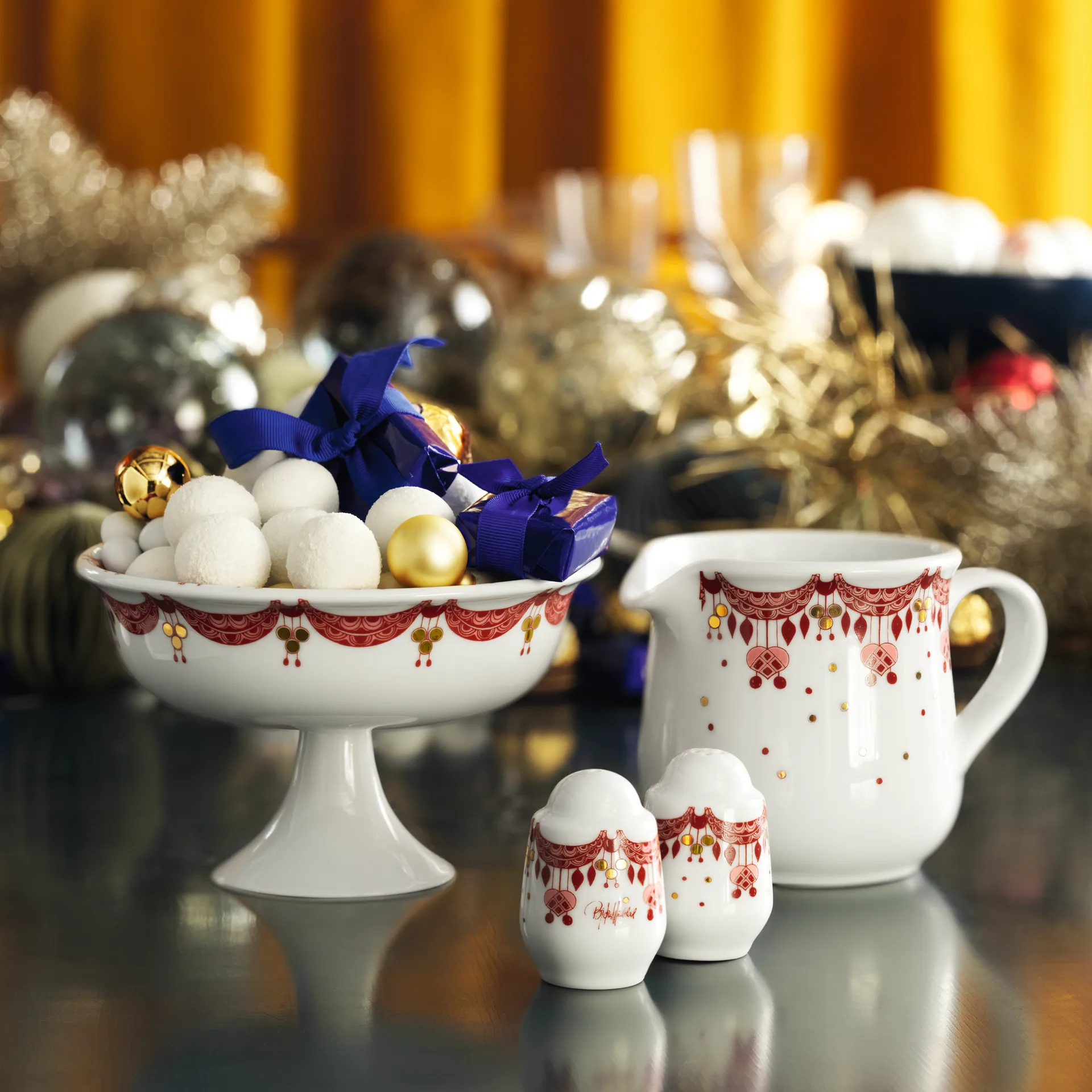 Guirlande zestaw do soli i pieprzu, Czerwony Bjørn Wiinblad