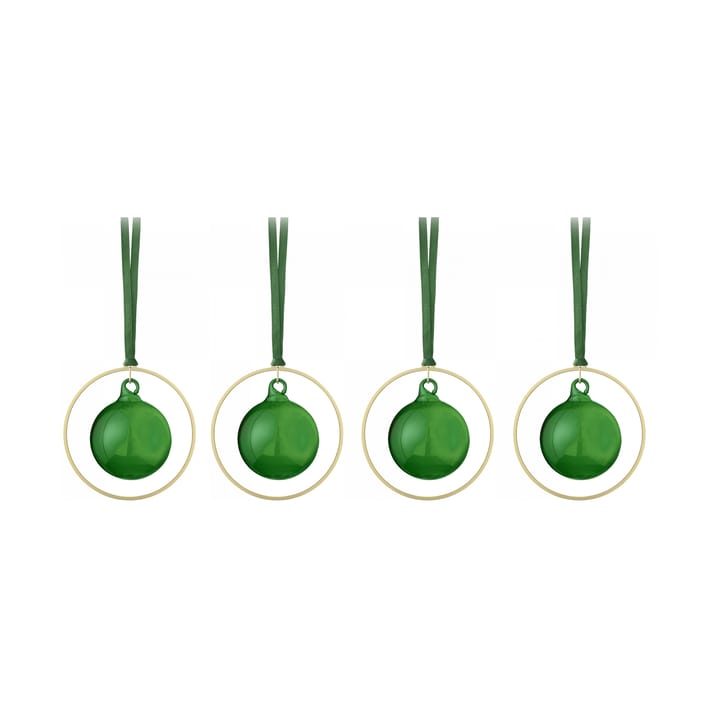 Bombki świąteczne KITAI 8,5 cm 4-pak - Duck green - blomus