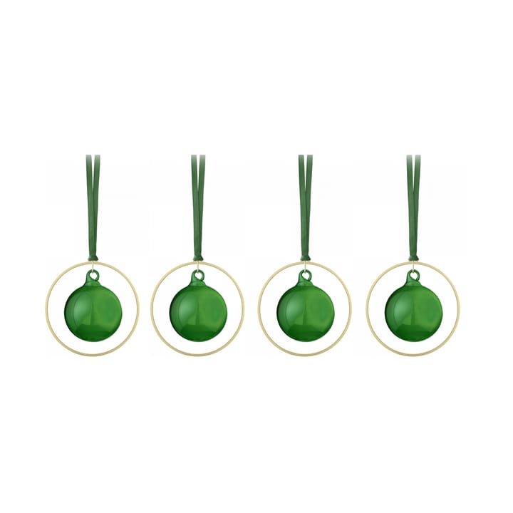 Bombki świąteczne KITAI 8,5 cm 4-pak - Duck green - Blomus
