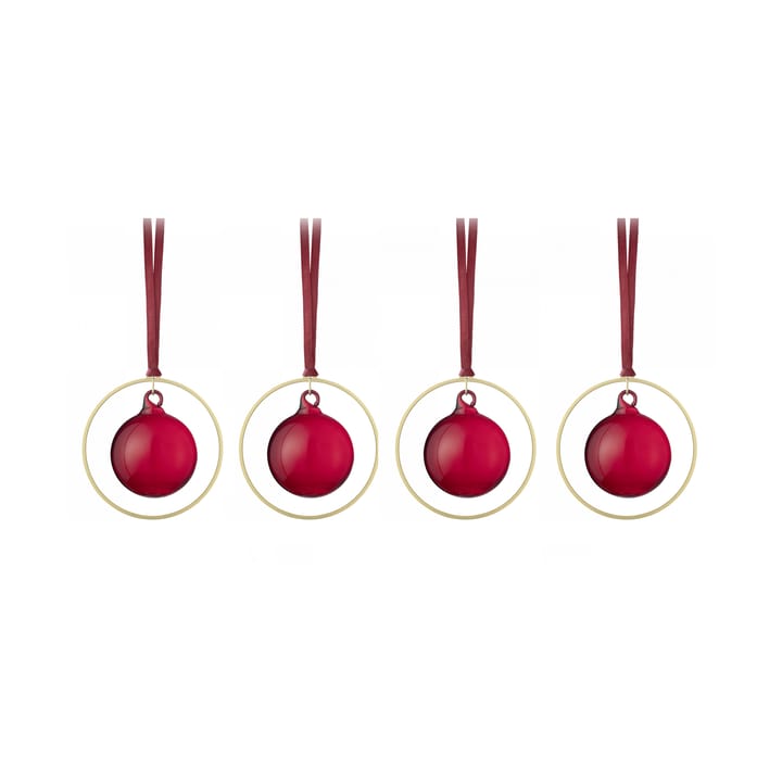 Bombki świąteczne KITAI 8,5 cm 4-pak - Port - Blomus