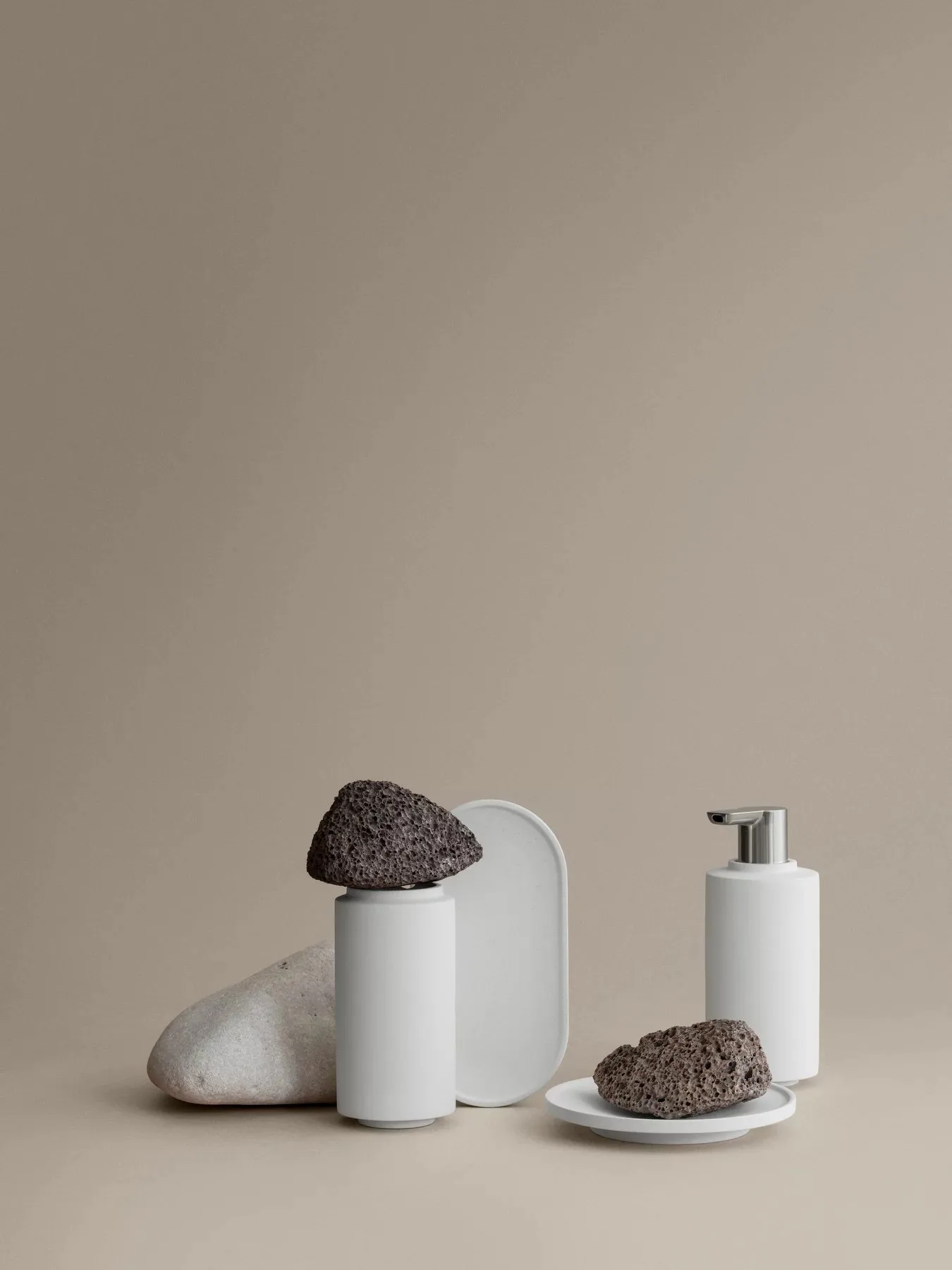 Dozownik mydła Creto 190 ml, Lily white blomus