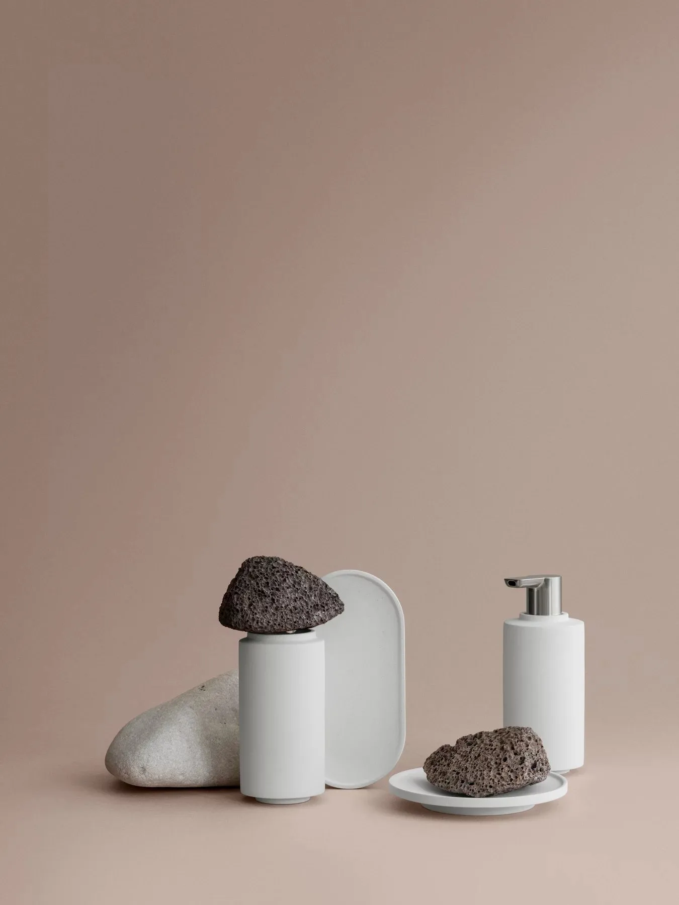 Dozownik mydła Creto 190 ml, Lily white blomus